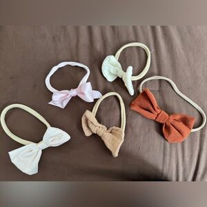 Assorted Colorful Bow Headbands for Kids